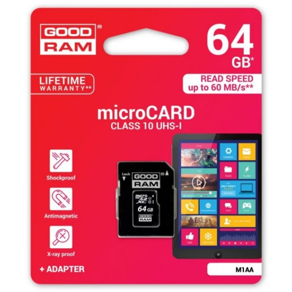 Karta Pamięci GoodRam Mikro SDHC 64 GB