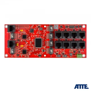 ATTE Switch xPoE-10-20-OF 10 portowy (8xPoE 10/100Mbps + 2xGigabit Uplink) 