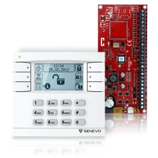 Zestaw GENEVO PRiMA12SET centrala alarmowa + manipulator LCD