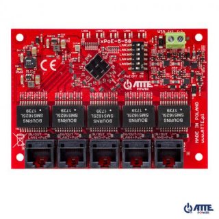 ATTE xPoE-5-50-OF Switch PoE 5 portowy gigabit 10/100/1000Mbps