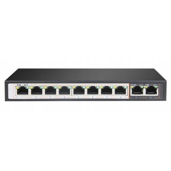 Switch POE 10-portowy INTERNEC SPE128D