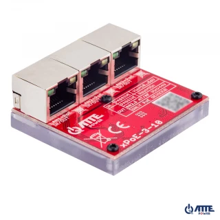 ATTE Switch xPoE-3-10 extender 3xRJ45 10/100Mbps wzmacniacz sygnału (3xPoE IN/OUT PASSIVE)