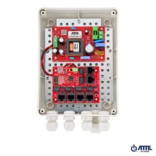ATTE Zestaw IP-5-11-M2 switch do 5 kamer IP w obudowie zewnętrznej ABOX-M2, IP56